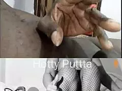 Omg check this huge cum tribute blasting her shaved Latina pussy non-stop! 💦🔥🍑😍