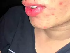 Aunty gets so randy she sucks my horny cock then takes anal fucking and squirting orgasm homemade