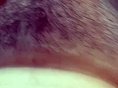 Rimming hairy mature's sweaty ass beaver and licking pussy legs wide