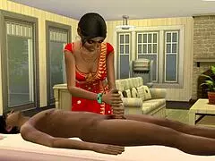 Indian stepmom massages virgin stepson's cock at work then rides for creampie? Ever tried that?