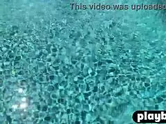 i pose hot by pool then finger my petite ebony pussy ana foxxx style