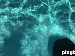 i pose hot by pool then finger my petite ebony pussy ana foxxx style