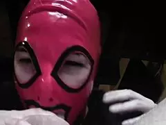 Milf Gags Hard On Monster Cock In Latex Deepthroat Frenzy