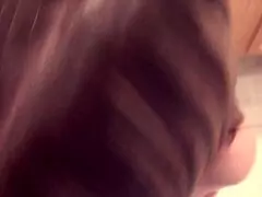 god this big tits girl's asshole gapes wide from rough anal fingering in fishnets