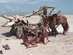 yo imagine a steamy threesome on the beach with this sexy black mom getting pounded doggystyle and fingered 😈🏖️🍑💦🌊!!