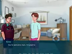 Sexnote cap 32 Lady Dimitrescu threesome blowbangs two sexy curvy teens on huge cocks