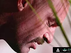 Nuru oil slicks hot milf boss pussy as intern licks in threesome bliss