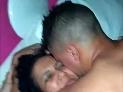 hotwife takes two cocks punishing cuckold husband missionary humiliation in swinging threesome