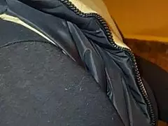 Madura Caliente Flashes Big Ass Tease In Leggings Dirty Talk Strip