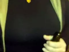 Madura Caliente Flashes Big Ass Tease In Leggings Dirty Talk Strip