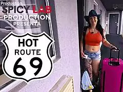 exhibitionist busty milf flashes then gets fucked hard on abandoned bridge outdoors pov