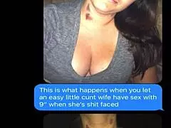 cheating wife sexts dirty pics teasing hubby while slutty church pickup brews