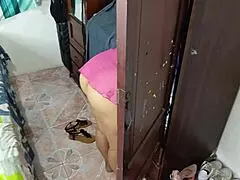 beautiful busty curvy milf trapped in closet gets fucked hard by perverted old man with big cock