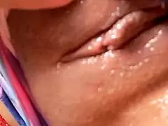 hey naughty latina babe, watch me spread my huge tits, saggy curves and tight pussy for solo dildo ass worship masturbation on bed