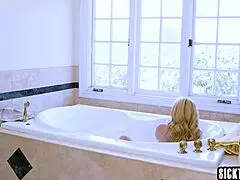 Aaliyah Love sticks finger in. Sexy lesbian Ryan Keely licks hot blonde milf pussy eagerly