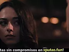 blonde n brunette milfs dive into taboo threesome with stepdaughter... spanish sub family fun