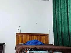 busty latina mature slips into student uniform flashing her huge natural tits with joy