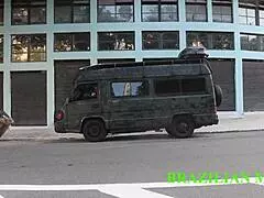 god, that huge black cock wrecked grandma's ass in the motor home sheer red