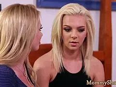 Faketit lesbian milf grinds scissoring with eager stepdaughter in full steamy session