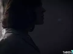 paranoid wife jumps in to suck and fuck babysitter with hubby in hot threesome