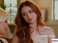 milf licks stepdaughter's armpit before tonguing her pussy