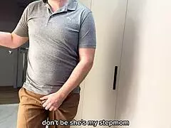 Stepson pounds stepmom pussy deep during oily massage session