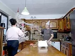 emmita big tits bounce xmas kitchen fuck terry rough anal finish