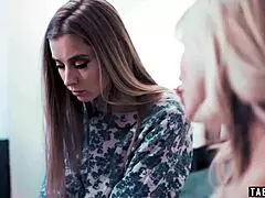 i... uh, offered teen tasha reign to boss even though she was reluctant...