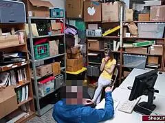 officer i didnt mean to steal but fuck my shaved pussy hard officer!!