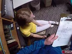 officer i didnt mean to steal but fuck my shaved pussy hard officer!!