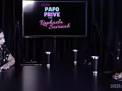 best moments! charlottye in sheer red lingerie with raphaela savanah part 3!