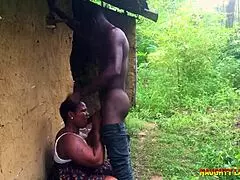 soft tits bbw patricia rides stepbrother's monster cock doggystyle outdoors