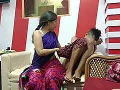 Big Boobs Hot Indian Milf Fucks Stepsons Cock Passionately!