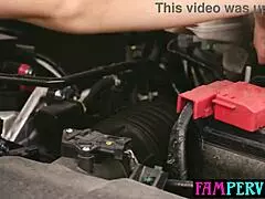 Stepson ease that pressure from your milf stepmom Bree Brooks big cock deepthroat