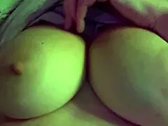 italian milf artemisia love's big natural tits bounce in horny solo closeup