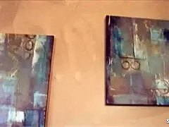 Big black cock unloads twice in curvy ebony anal creampie pounding