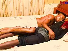 hotel cleaner ebony milf bent over doggystyle for big black cock creampie 😈🍆💦 wet pussy deepthroat handjob action