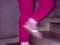 hot mature halloween slut maid strips wet lingerie for rough creampie fuck