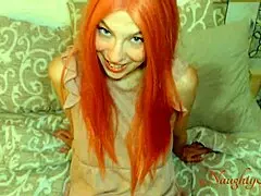 stepdad thrusts finger deep into stepdaughter's squirting pussy