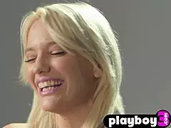 big fake tits blonde milf kenna james strips masturbates after playboy interview