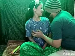 Real Indian Jija Slams Sali's Pussy Doggystyle with Hardcore Creampie Squirting Finish