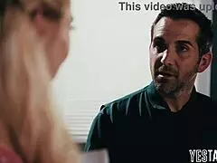 Janitor Pounds Tiny Blonde Teen's Hairy Cunt in Class