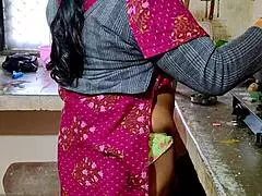 Desi bhabhi gets fucked hard doggystyle by monster cock