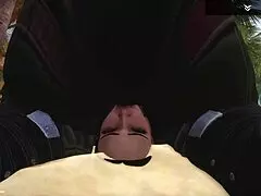 big ass curvy milf alissa fucks fat boss squirts on his small cock for promotion