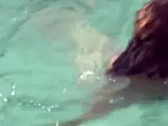 STEPSON CUMS HUGE ON STEPMOM'S HAIRY PUSSY AT BEACH