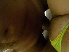 why does this latina hottie crave monster cock in her hotel room?!