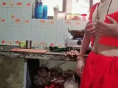 bhabhi what you doing kitchen let me fuck you hard please