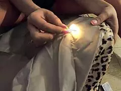 Milfycalla BURNS glossy jacket after FACE FUCK preview