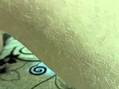 Stranger from dating site pounds married bride's pussy close-up and creampies her with breeding intent