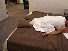 wanna see this big ass brunette take cum deep in her fat asshole from the neighbor?